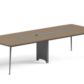 Conference Table / Meeting Table (MY-01H32) Teak & Charcoal Grey